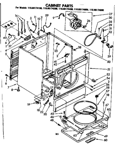Cabinet parts