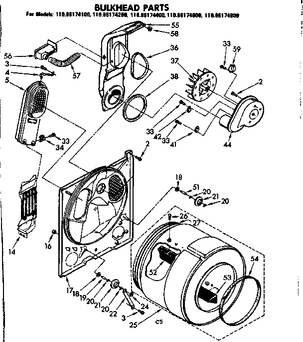 Bulkhead parts