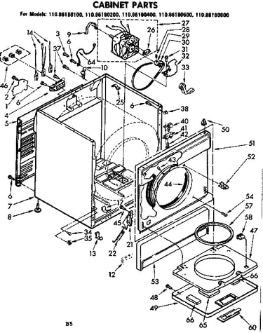 Cabinet parts
