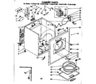 Kenmore 11086181600 cabinet parts diagram
