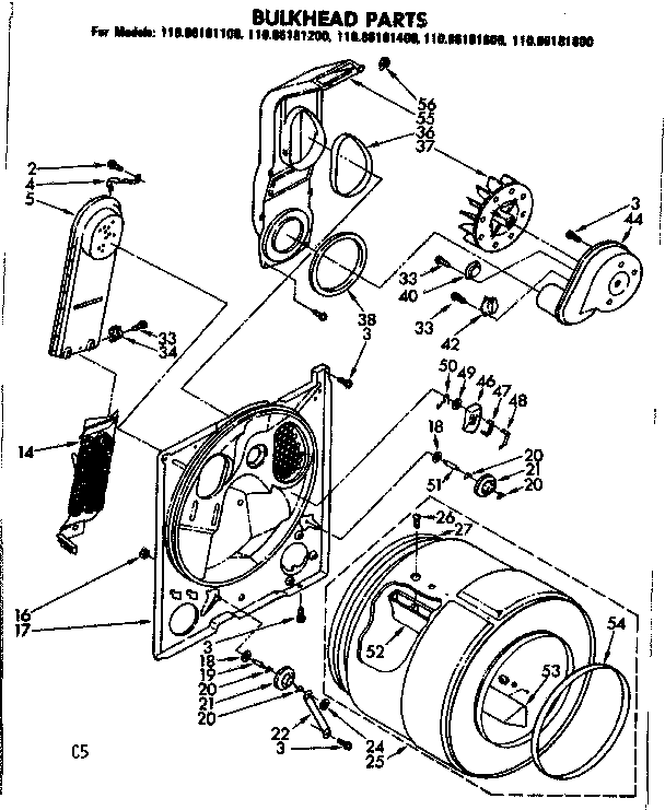 Bulkhead parts