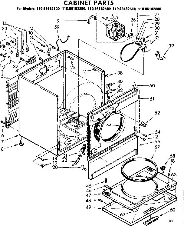 CABINET PARTS