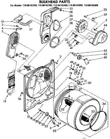 Bulkhead parts