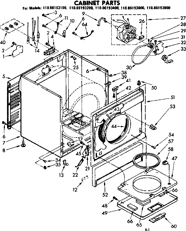 CABINET PARTS