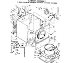 Kenmore 11086194200 cabinet assembly diagram