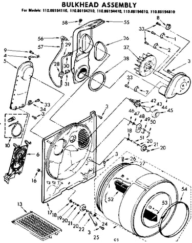 Bulkhead parts