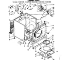 Kenmore 11086273400 cabinet parts diagram