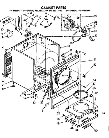 Cabinet parts