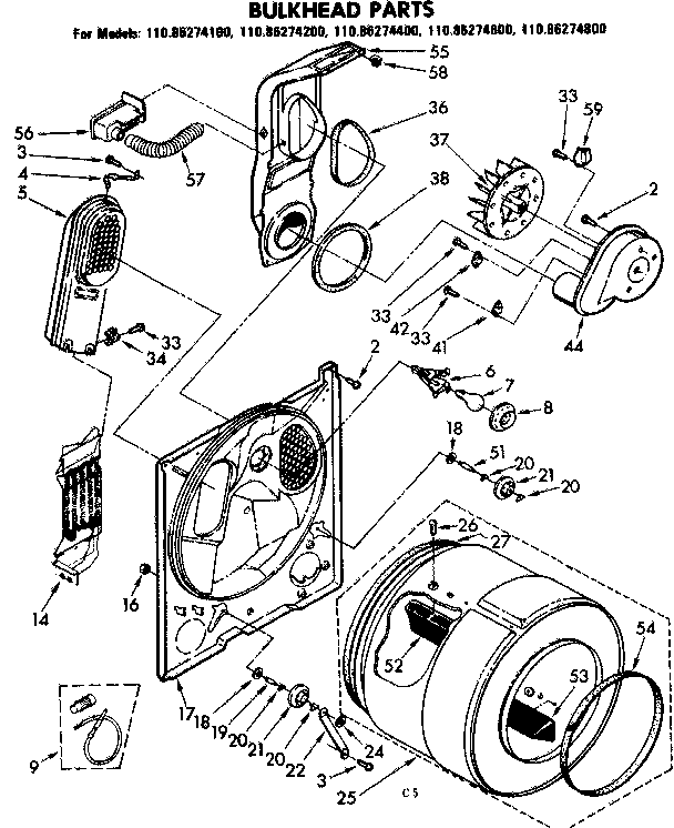 Bulkhead parts