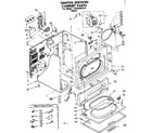 Kenmore 11086294310 cabinet parts diagram