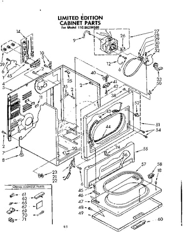 Limited edition cabinet parts