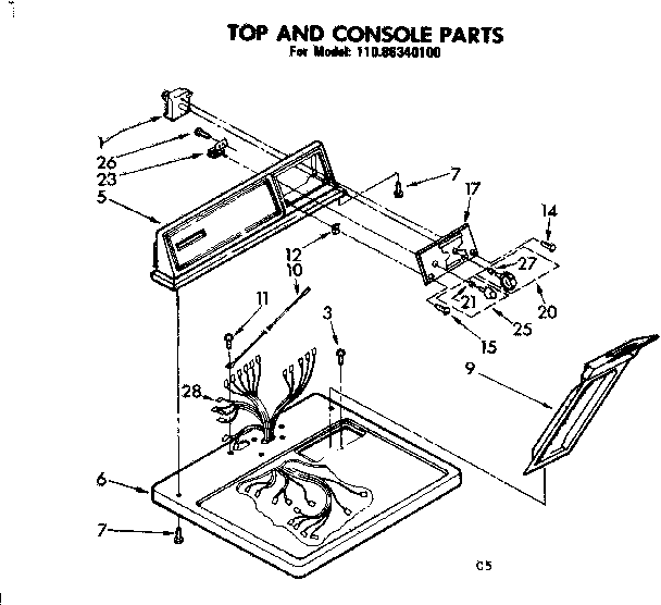 TOP AND CONSOLE PARTS