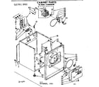 Kenmore 11086345100 cabinet parts diagram