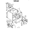 Kenmore 11086356100 cabinet parts diagram
