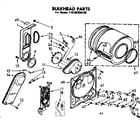 Kenmore 11086356100 bulkhead parts diagram