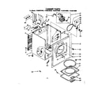 Kenmore 11086370200 cabinet parts diagram