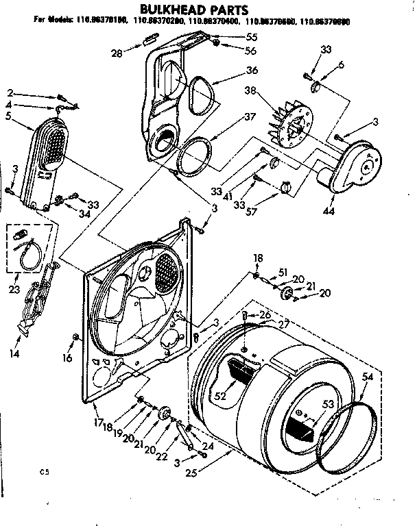 Bulkhead parts