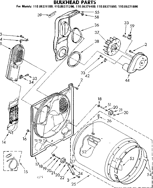Bulkhead parts