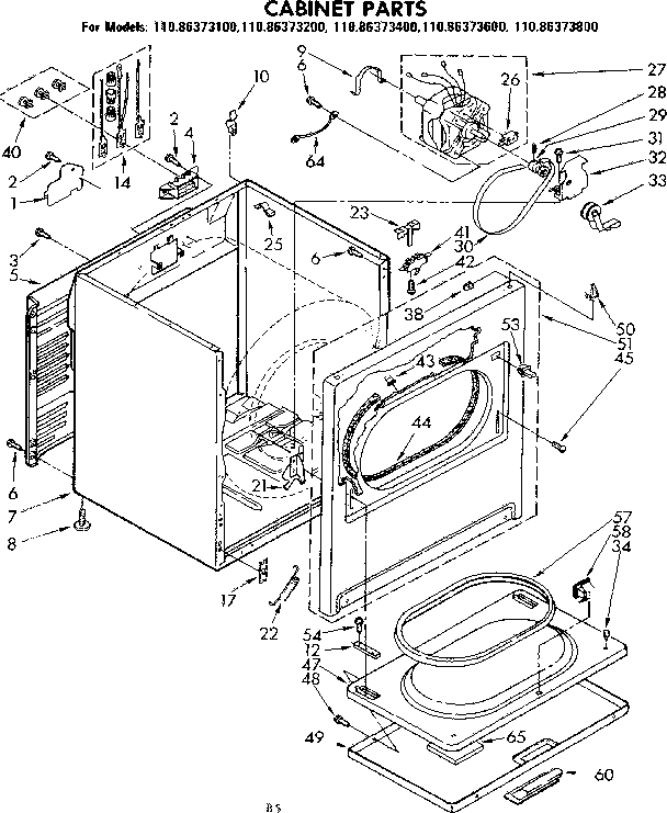CABINET PARTS