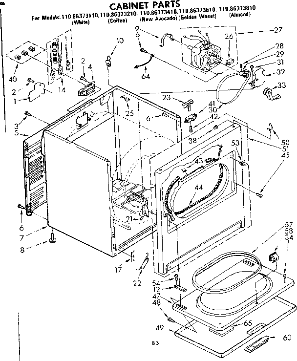 CABINET PARTS