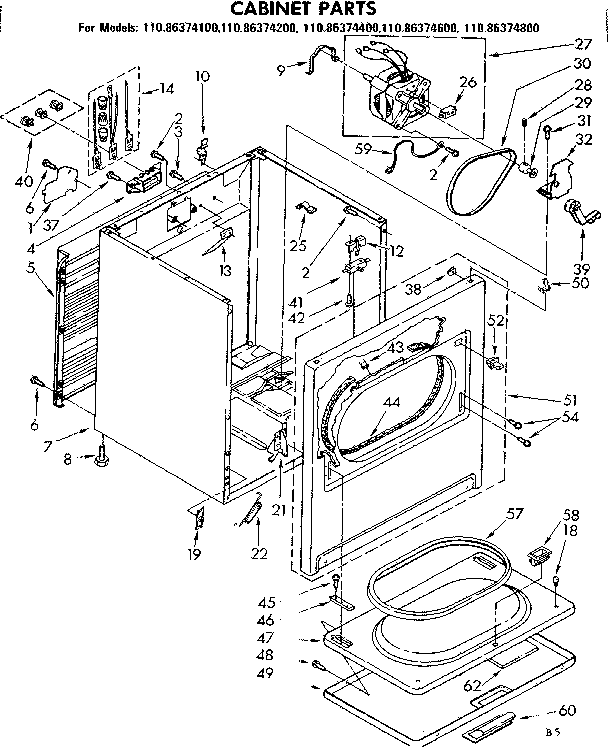 Cabinet parts