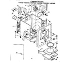 Kenmore 11086375600 cabinet parts diagram
