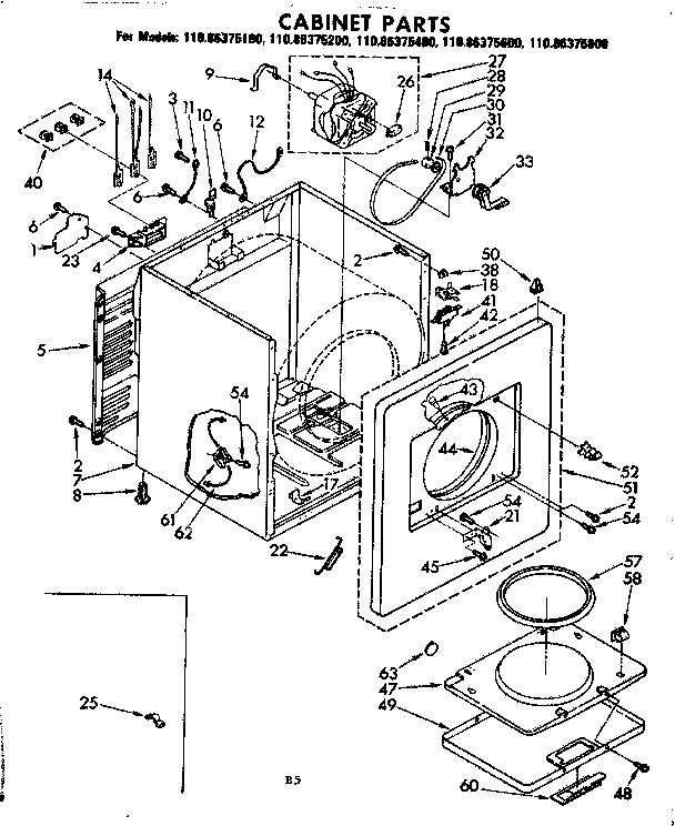 Cabinet parts