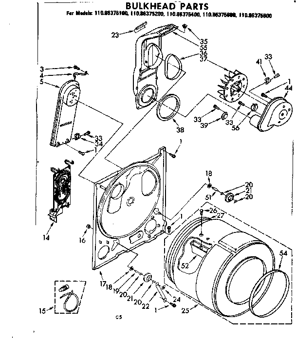 Bulkhead parts
