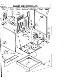 Cabinet and motor parts