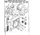 Kenmore 11086379110 bulkhead drum & heater box parts diagram