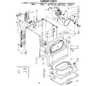 Kenmore 11086381110 cabinet parts diagram