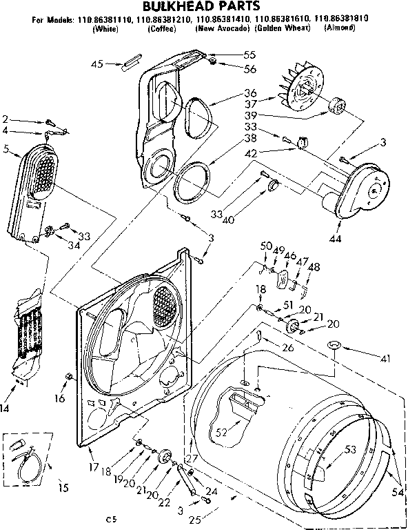 Bulkhead parts
