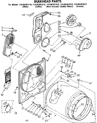 Bulkhead parts