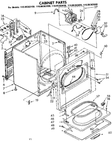 Cabinet parts