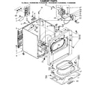 Kenmore 11086384800 cabinet parts diagram