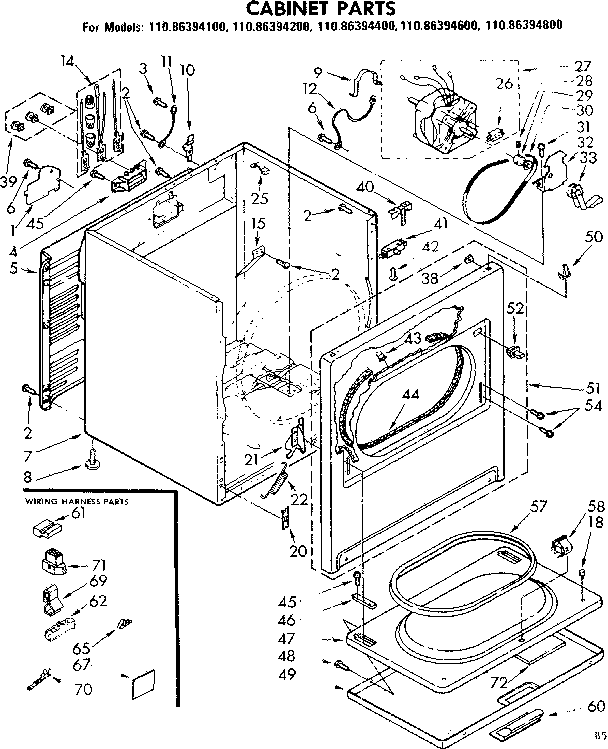 CABINET PARTS