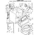 Kenmore 11086394200 cabinet parts diagram