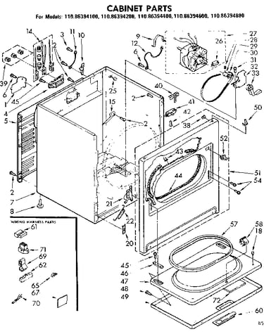Cabinet parts