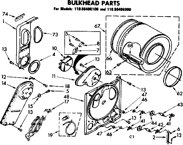 Bulkhead parts