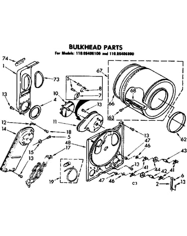 Bulkhead parts