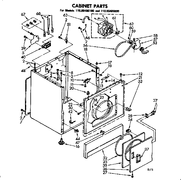 Cabinet parts