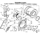 Kenmore 11086406610 bulkhead parts diagram