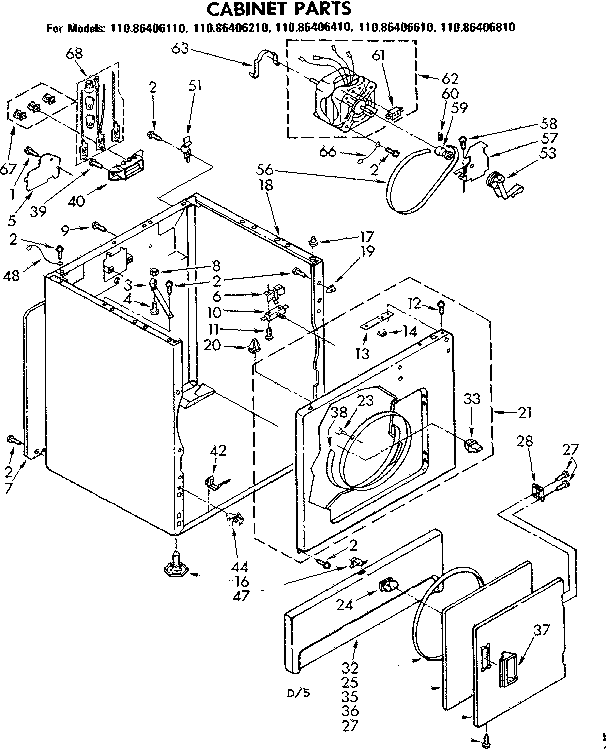 Cabinet parts