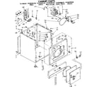 Kenmore 11086406220 cabinet parts diagram