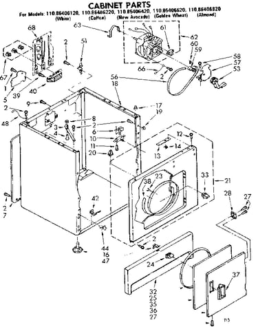 Cabinet parts