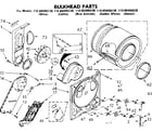 Kenmore 11086406630 bulkhead parts diagram