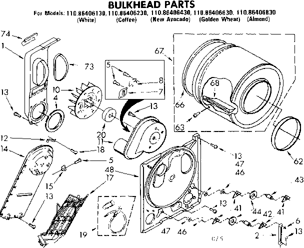 Bulkhead parts