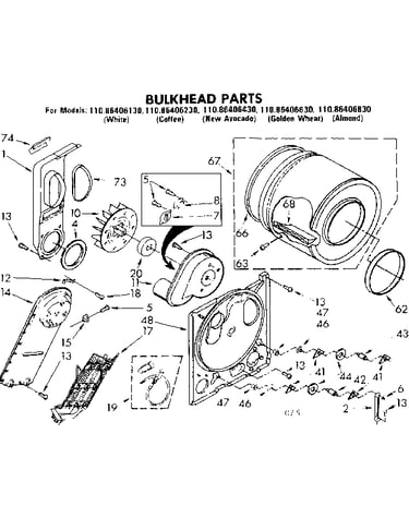 Bulkhead parts