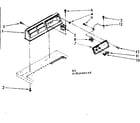 Kenmore 11086406840 console and control parts diagram