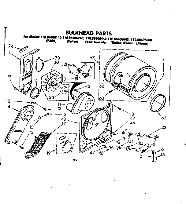 Bulkhead parts